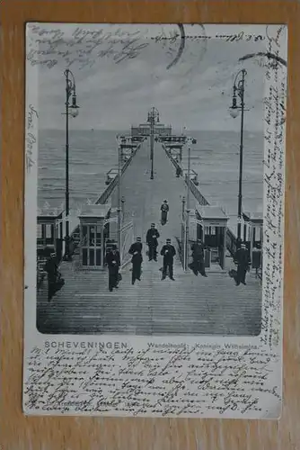 NL - ZUIDHOLLAND, Scheveningen, Wandelhoofd: "Konigin Wilhelmina" kleen hoekje
