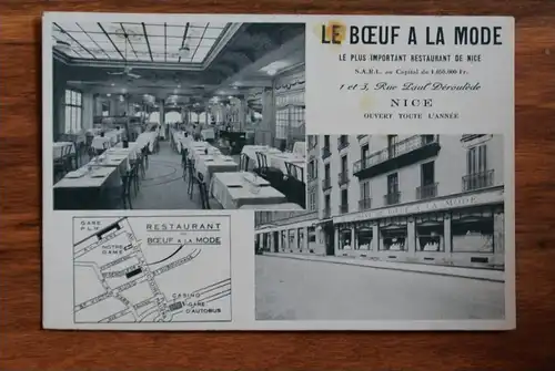 F 06000 NICE - Nizza, "LE BOEUF A LA MODE" Restaurant  AF