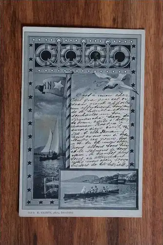 CH 2000 NEUCHATEL / NEUENBURG, Ansichten vom See, Rudern - Segeln - Wassersport