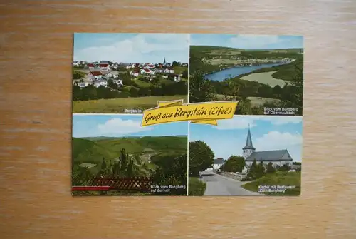 5165 HÜRTGENWALD - BERGSTEIN, Gruß aus.., 4-Bild-Karte