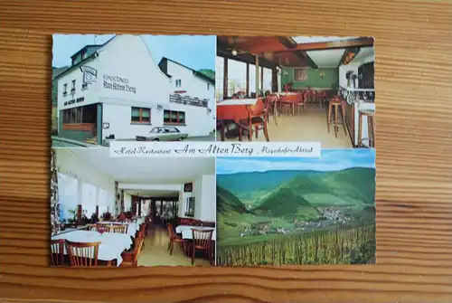5486 ALTENAHR - MAYSCHOSS, Hotel-Restaurant "Am Alten Berg"
