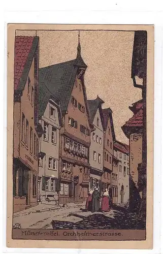 5358 BAD MÜNSTEREIFEL, Orchheimerstrasse, Steindruck, 1922