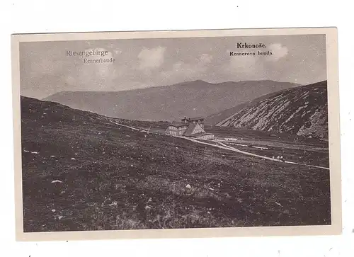 BÖHMEN & MÄHREN - SPINDLERMÜHLE / SPINDLERUV MLYN, Rennerbaude, 1938 abgebrannt