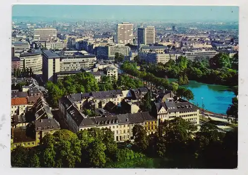 4000 DÜSSELDORF, Blick auf den Schwanenspiegel und Graf-Adolf-Strasse