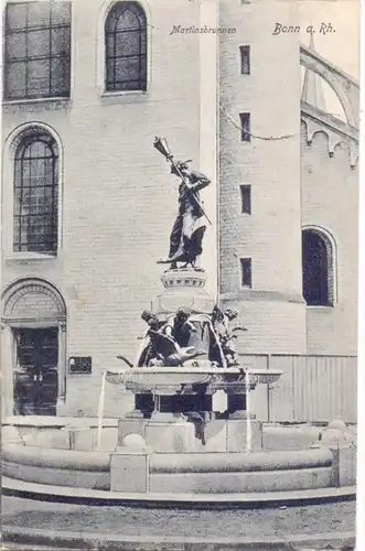 5300 BONN, Martinsbrunnen, 1914, Feldpost, Lazarett-Stempel