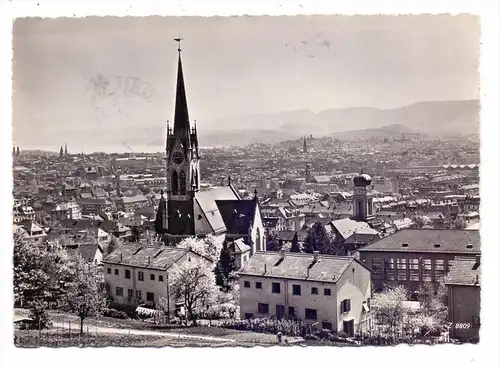 CH 8000 ZÜRICH - WIPKINGEN ZH, Ortsansicht mit Kirche