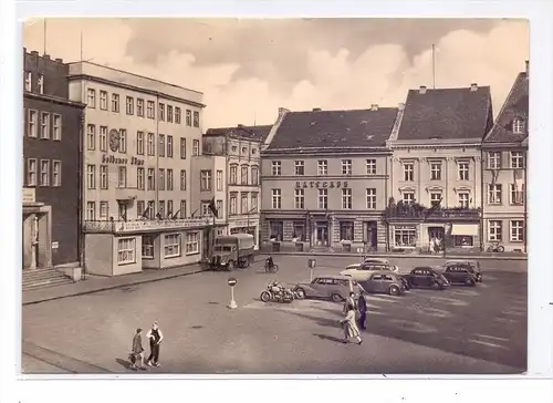 0-2300 STRALSUND, Alter Markt, 1961, DDR-Propaganda