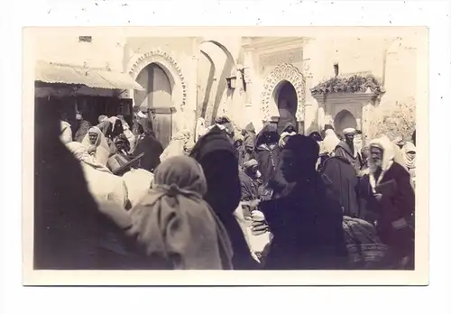 MAROKKO _ TETOUAN / TETUAN - Markt-Szene, Photo-AK, 20er Jahre, ethnic