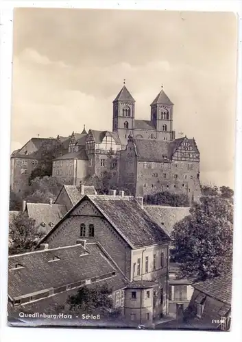 0-4300 QUEDLINBURG, Schloß und Umgebung, 1959