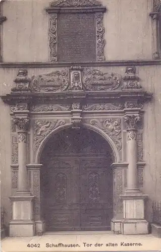 CH 8200 SCHAFFHAUSEN SH, Tor der alten Kaserne