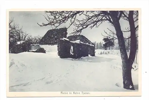 LATVIJA / LETTLAND - KALNE TJUSAN, 1.Weltkrieg, Ruine