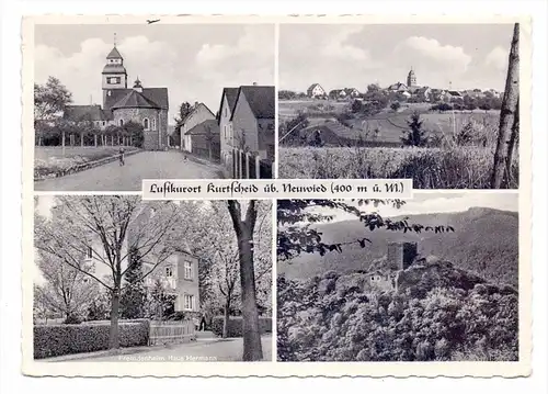 5455 RENGSDORF - KURTSCHEID, Fremdenheim Hermann, Mehrbild-AK