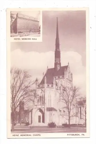 USA - PENNSYLVANIA - PITTSBURGH, Hotel Webster Hall, Heinz Memorial Chapel