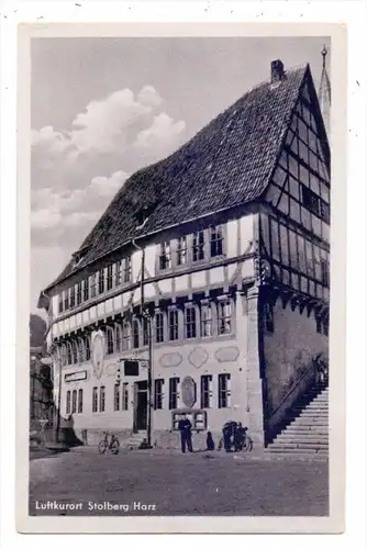 0-4713 STOLBERG / Harz, Rathaus, 1954