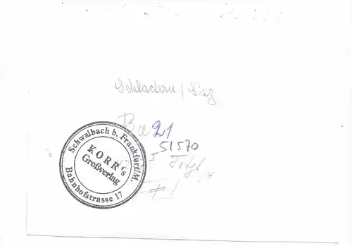 5227 WINDECK - SCHLADERN, Archiv-Beleg Korr-Verlag