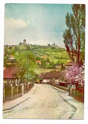 0-8122 RADEBEUL, Lößnitz, Blick zum Spitzhaus,