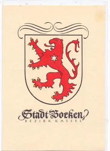 3587 BORKEN, Stadtwappen