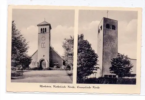 5120 HERZOGENRATH - MERKSTEIN, Katholische und Evangelische Kirche