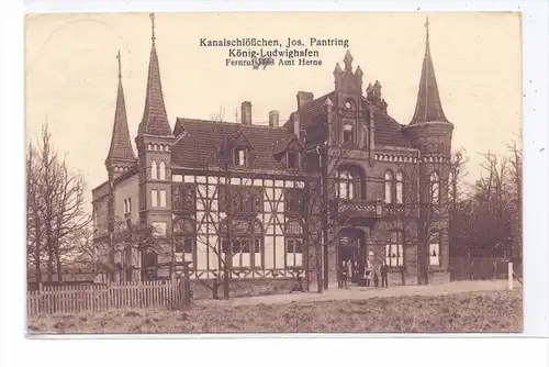 4690 HERNE, Kanalschlößchen König Ludwighafen, 1928