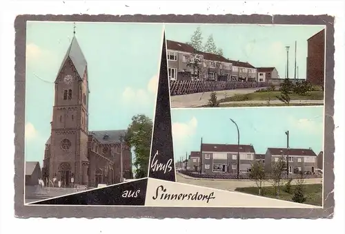 5024 PULHEIM - SINNERSDORF, Mehrbild-AK, Druckstellen,