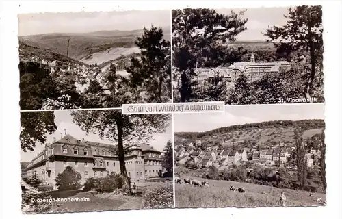 6220 RÜDESHEIM - AULHAUSEN, Stift, Knabenheim, Panorama, 1962