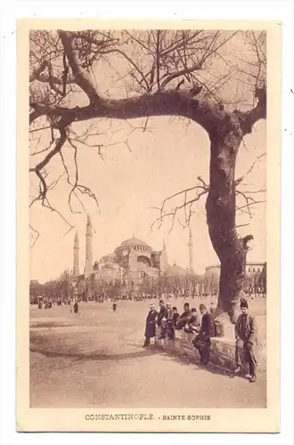 TR - CONSTANTINOPLE, Sainte Sophie, 1918