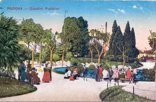 I 35100 PADOVA / PADUA, Giardini Pubblici, 1918