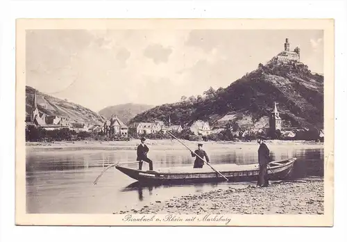 5423 BRAUBACH, Personen - Rheinfähre "STADT BRAUBACH", 1929