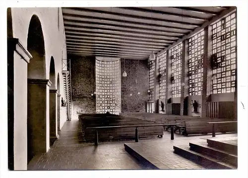 5063 OVERATH, Katholische Pfarrkirche, Innenansicht, rücks. Klebereste