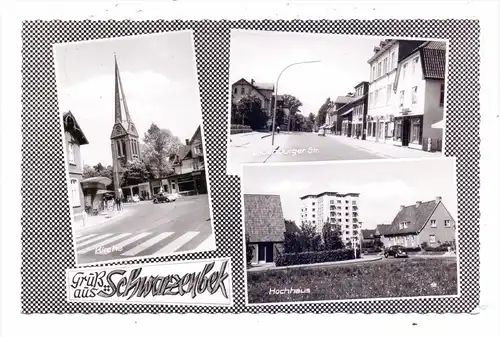 2053 SCHWARZENBEK, Lauenburger Strasse, Hochhaus, Kirche, 1964