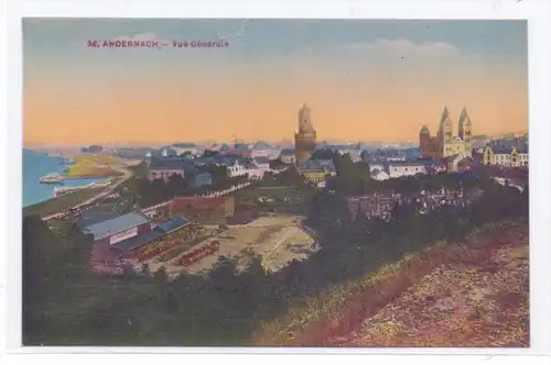 5470 ANDERNACH, Panorama, franz. Besatzungszeit