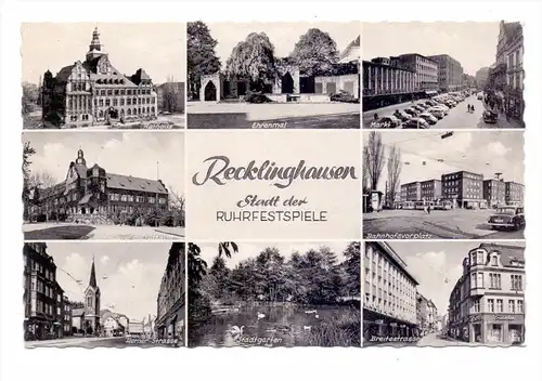 4350 RECKLINGHAUSEN, Mehrbild-AK, 1962