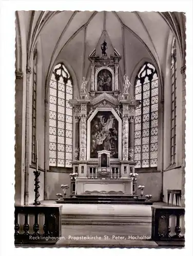 4350 RECKLINGHAUSEN, Probsteikirche St. Peter, Hochaltar