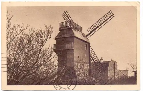 MÜHLE - WINDMÜHLE / Mill / Molen / Moulin - PARIS, Le Moulin de la Galette, 1931, kl. Eckknick