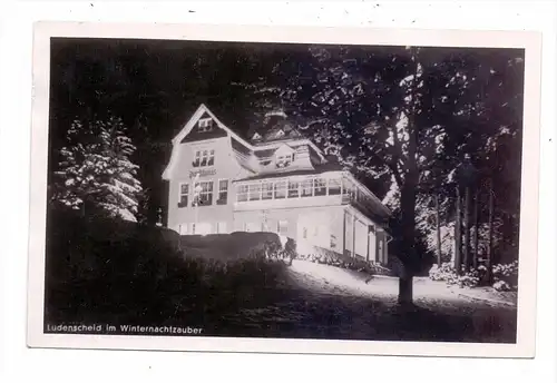 5880 LÜDENSCHEID, Parkhaus im Winterzauber, Photo-AK