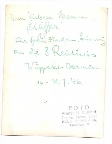 CIRCUS / VARIETE - 3 REULINIS, Widmung, 1946