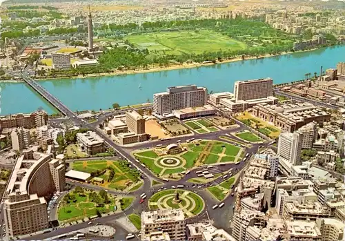 EGYPT / ÄGYPTEN - CAIRO, vue airienne, Place El-Tharir