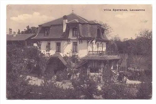 CH 1000 LAUSANNE VD, Villa Speranza, 1927
