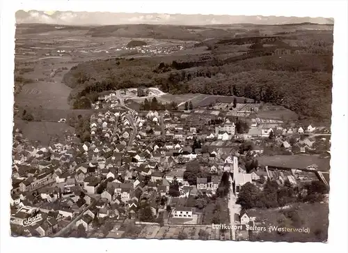 5418 SELTERS, Luftaufnahme, 1964, rücks. kl. Klebereste