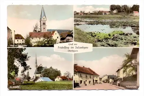 8229 FRIDOLFING, Hauptstrasse, Pfarrkirche, St.Johann, See