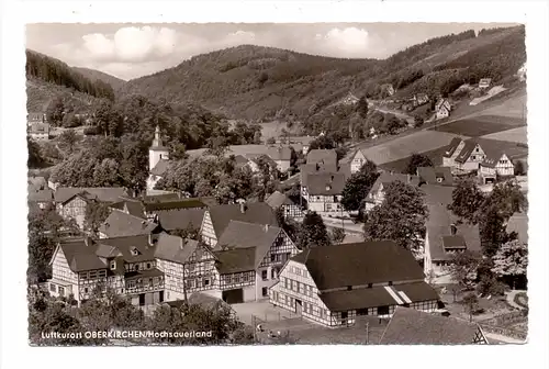 5948 SCHMALLENBERG - OBERKIRCHEN, Ortsansicht, 1960