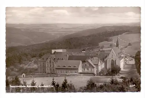 5169 HEIMBACH, Trappistenkloster Mariawald, Panorama, 1956