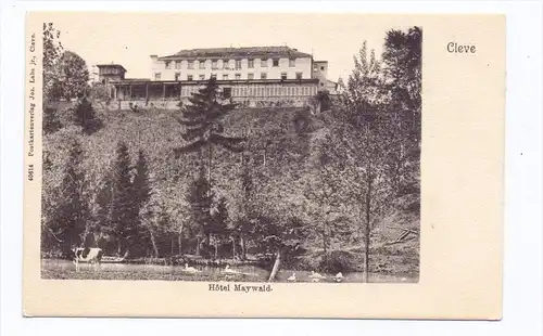 4190 KLEVE, Hotel Maywald, ca. 1905