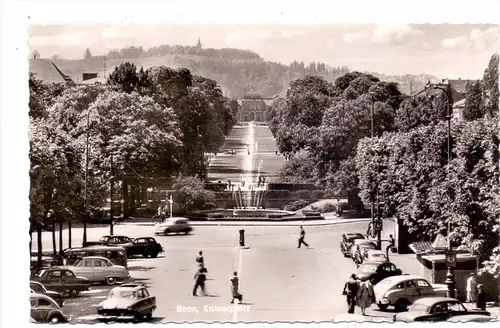 5300 BONN, Kaiserplatz, Poppelsdorfer Allee, Poppelsdorfer Schloß, Oldtimer1959