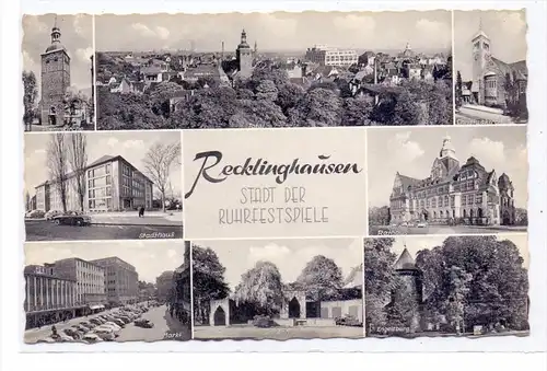 4350 RECKLINGHAUSEN, Mehrbild-AK, 1964