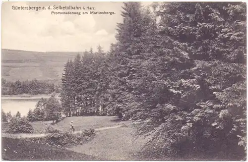 0-4306 HARZGERODE - GÜNTERSBERGE, Martinsberge, Promenadenweg