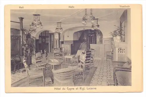 CH 6000 LUZERN LU, Hotel de Cygne et Rigi, Halle