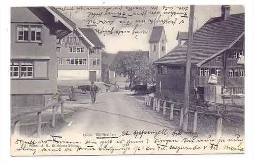 CH 9427 WOLFHALDEN AR, Dorfstrasse, 1906