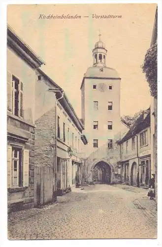 6719 KIRCHHEIMBOLANDEN, Vorstadtturm, 1919