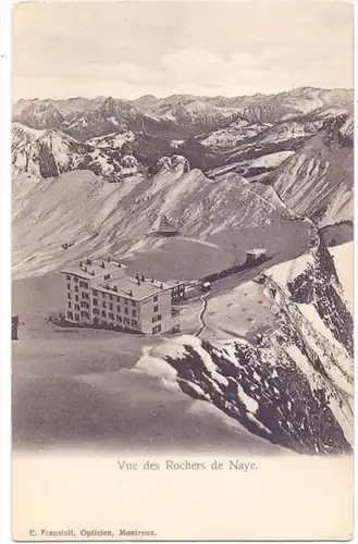 CH 1820 VEYTAUX VD, Roc´hers de Naye, Bahnstation, ca. 1905